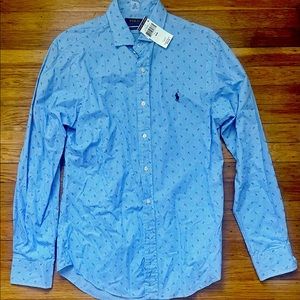 Polo (Slim Fit) spread collar shirt